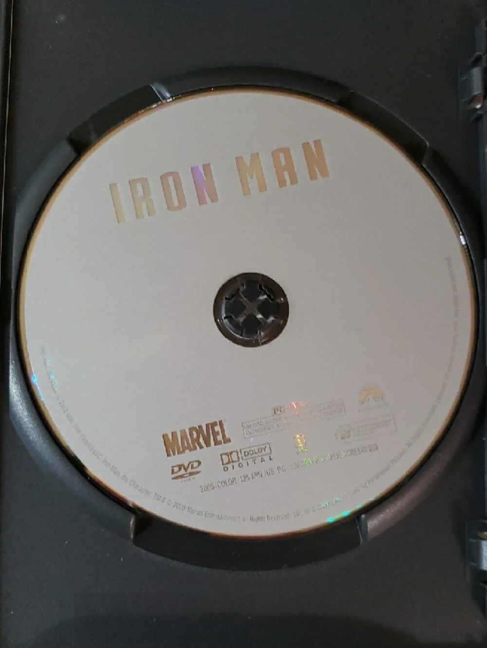 Marvel Iron Man DVD - Red, Gold, Blue Cover - Picture 3 of 4
